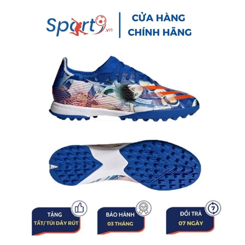 Giày đá bóng Adidas X Ghosted.3 TF FW5835 - Glory Blue/Ftwr White/Solar Red