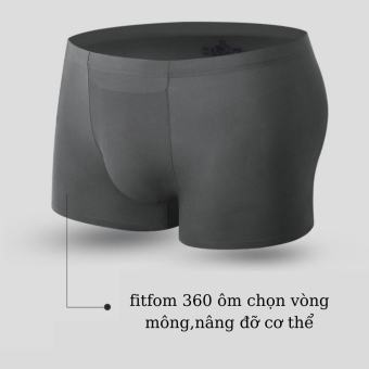 Combo 4 Quần Lót Nam | Quần Sip Lạnh Đúc Su Không Viền Vải Mịn
