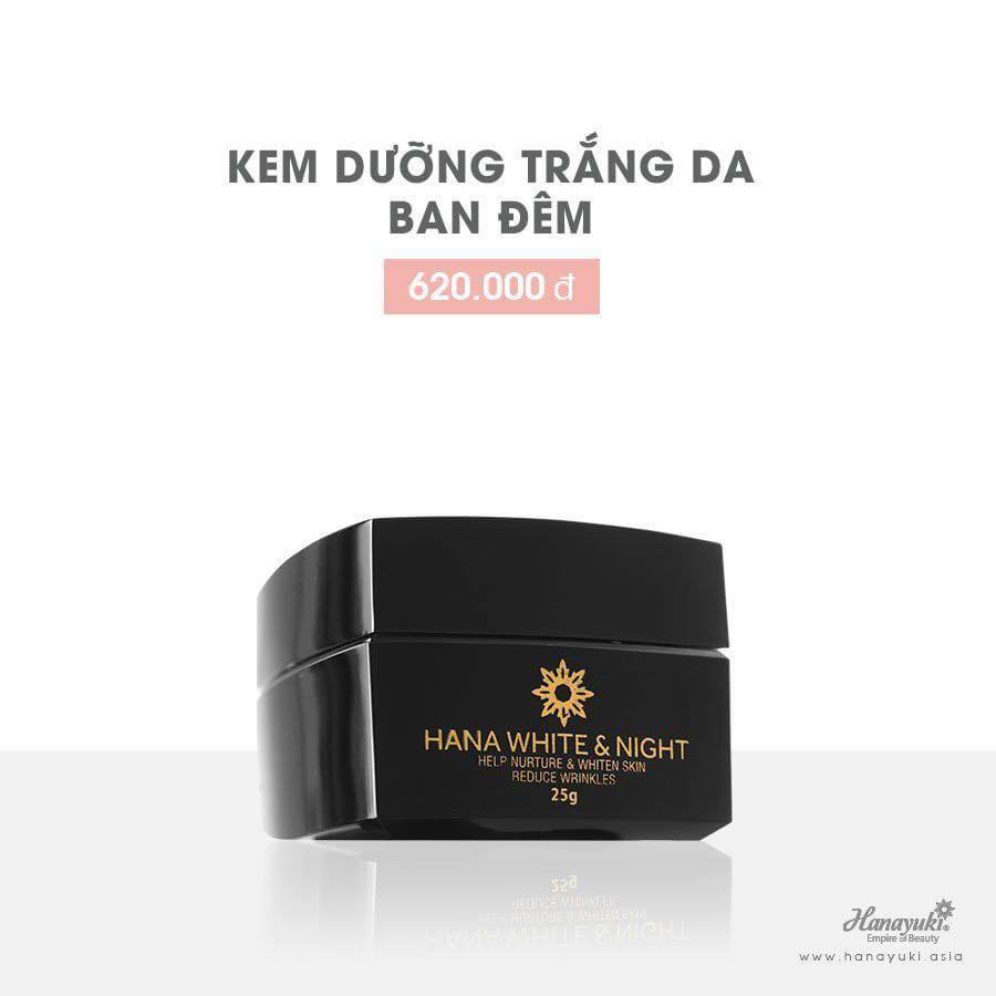 Kem Dưỡng Trắng Da Ban Đêm Hanayuki