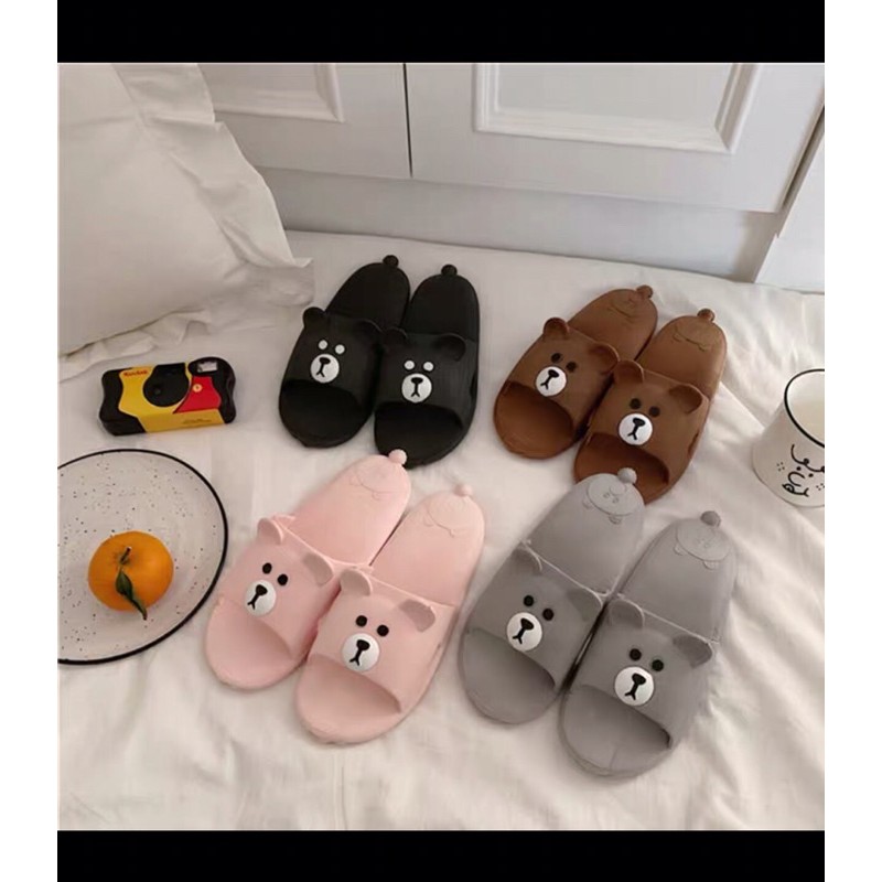 Dép đi trong nhà hình gấu dễ thương