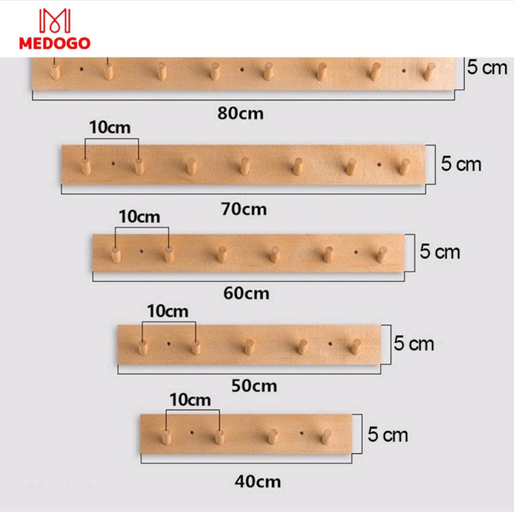 Móc gỗ treo quần áo, kệ trang trí MEDOGO, decor phòng ngủ,móc treo quần áo, phụ kiện, giá gỗ treo quần áo, giá gỗ để đồ