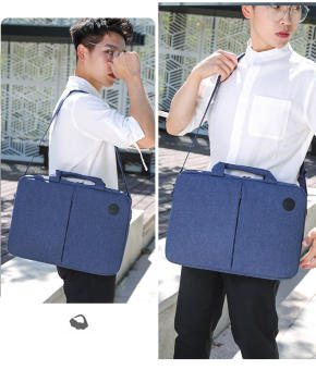Cặp Đựng Laptop Chống Sốc 15.6 Inch, Cặp Đeo Chéo Đựng Tài Liệu Chống Thấm Đa Năng