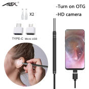 Alex 3-In-1 USB Ear Cleaning Otoscope Borescope Visual Tool