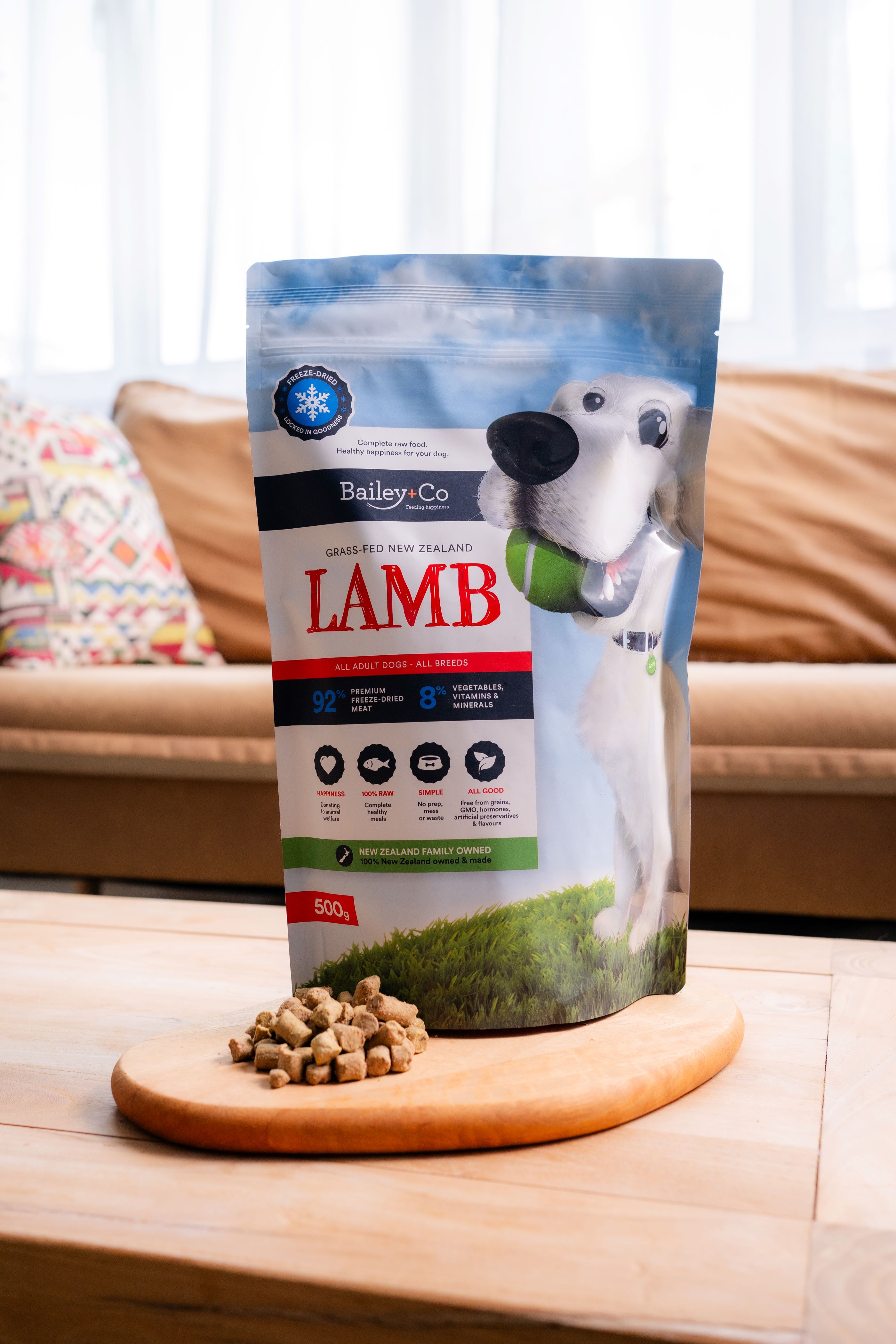 Bailey+Co Freeze Dried Raw Dog Food - Venison Chicken Salmon Lamb