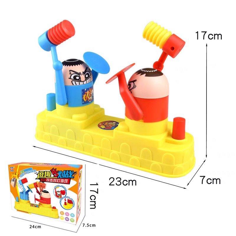 Đồ chơi chiến đấu gõ đầu búa nhựa