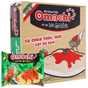 Mì trộn xốt spaghetti Omachi