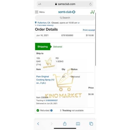 05/24 [Auth Bill Mỹ Air ]PAM Original -12 oz ( ~ 1200 lần xịt ) [ chai mới ] Dầu Ăn Kiêng 0 calories Dạng Xịt hạt cải