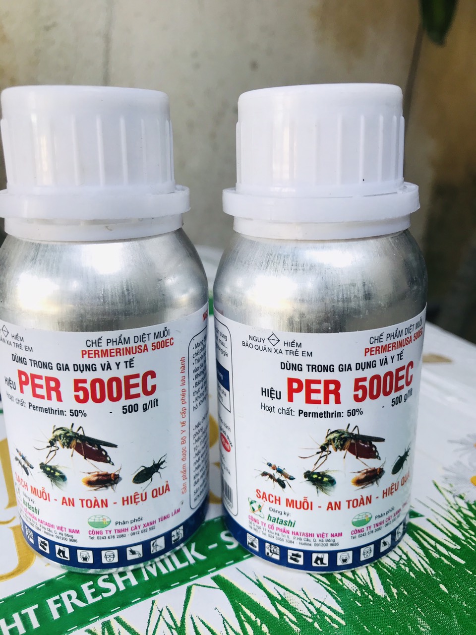 [Hoàn Tiền 10%] Thuốc xịt muỗi y tế Per 500ec Permethrin 500ec diệt muỗi kiến gián mối hiệu quả