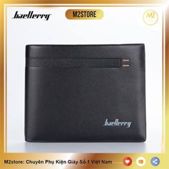 Bóp ví nam ngang da Baellerry XIMO thời trang siêu mỏng hàn quốc (VNN16)