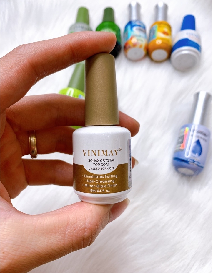 Top coat , top kim cương vinimay 15ml