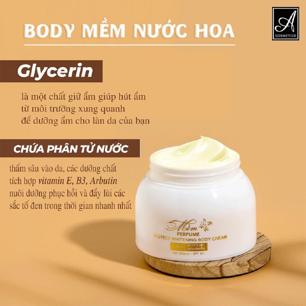 Kem Body Mềm Acosmetics 250g hàng chính hãng
