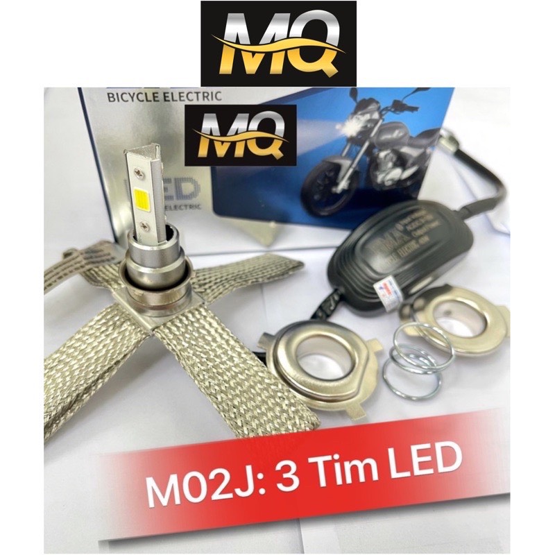 ĐÈN PHA LED CHÍNH HÃNG RTD M02J LẮP Ô TÔ XE MÁY