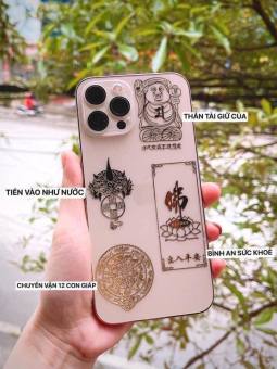 Bộ 4 Linh Phù ( Thần Tài giữ Của + Tiền Vào Như Nước + Chuyển Vận 12 Con giáp + Bình An )