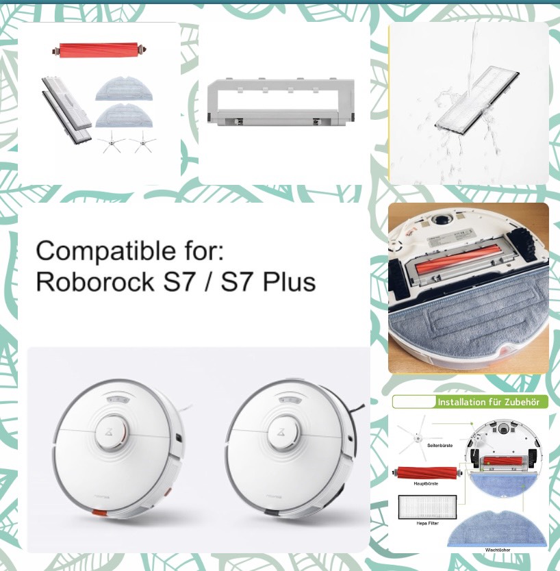 HCM Phụ kiện thay thế Robot Roborock S7 ,S7 Plus