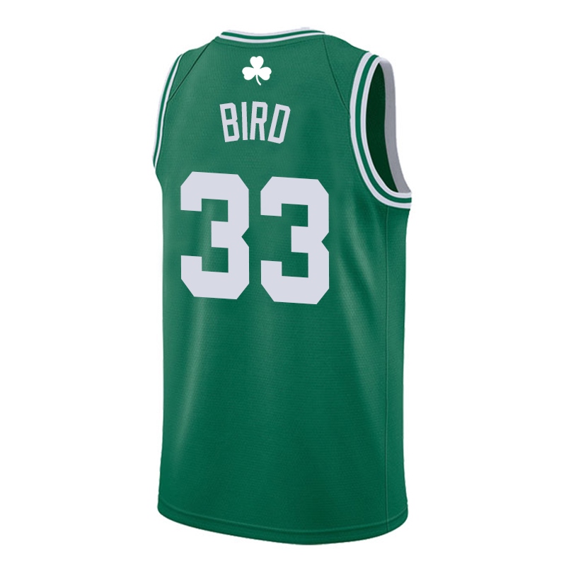 white larry bird jersey