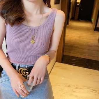 Áo len sát nách trễ cổ dệt tằm cao cấp thoáng mát mùa hè mùa đông ấm ấp thiết kế Evalover