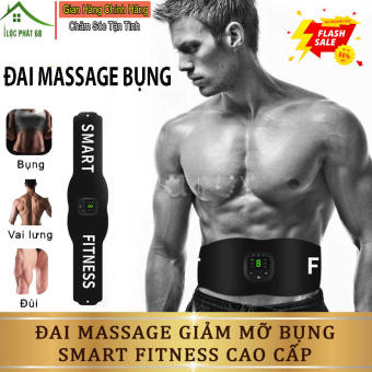 Đai massage giảm mỡ bụng toàn thân đa năng, 6 chế độ mát xa 8 cường độ rung, đai rung tan mỡ bụng, đai tập bụng đa năng tại nhà - Máy massage giảm mỡ bụng, máy mát xa bụng, đai mát xa bụng