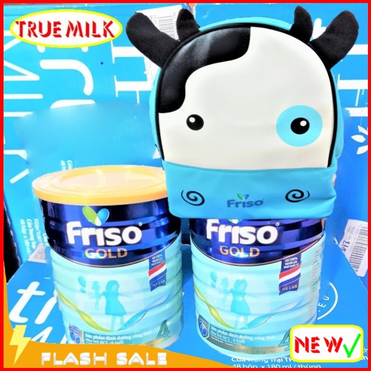 [Mẫu mới] Combo 2 lon Sữa Friso Gold 4 1400g (Tặng Cặp cực xinh cho bé) - sua bot friso - sua cho be