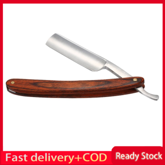 Tay Cầm Gỗ Ngọc Trai Cạo Râu Cổ Điển Cho Thợ Cạo Râu Cổ Điển R-azor Bằng Thép Carbon Cắt Thẳng Cho Nam