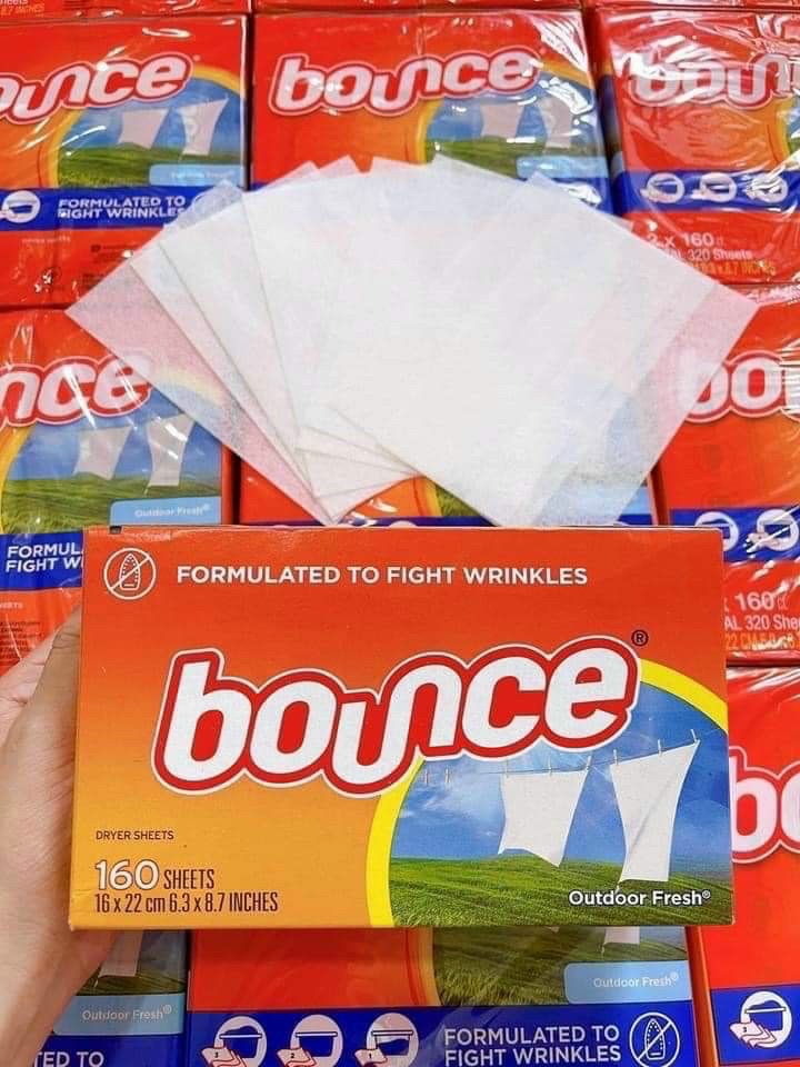 Giấy thơm quần áo Bounce Mỹ, hương Outdoor Fresh tươi mới