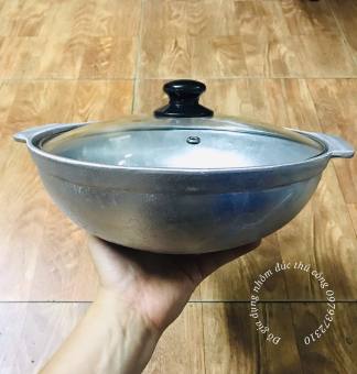 Nồi gang kho thịt cá, nấu lẩu đk 27cm