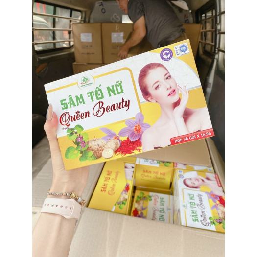 Hộp Sâm Tố Nữ Queen Beauty Giúp Giữ Dáng Đẹp Da