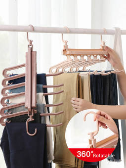 Homenhome 1 Chiếc 6 Trong 1 Móc Quần Áo Cho Thú Cưng Quần Ties Khăn Choàng Khăn Choàng Tủ Giá Tổ Chức Tiết Kiệm Không Gian