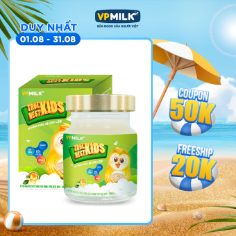 [Hộp 1 lọ x 70 ml] Tổ Yến Nguyên Chất Chưng Sẵn Vị Vanila Cho Trẻ Em Từ 1 Tuổi -  VPMilk True Nest Kids