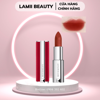 Son GIVENCHY LE ROUGE DEEP VELVET N35 LIMITED mini 1.5g full box vỏ nhung đỏ