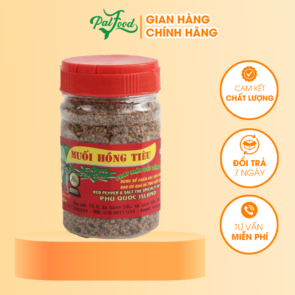 Muối hồng tiêu -hũ 120g-palfood