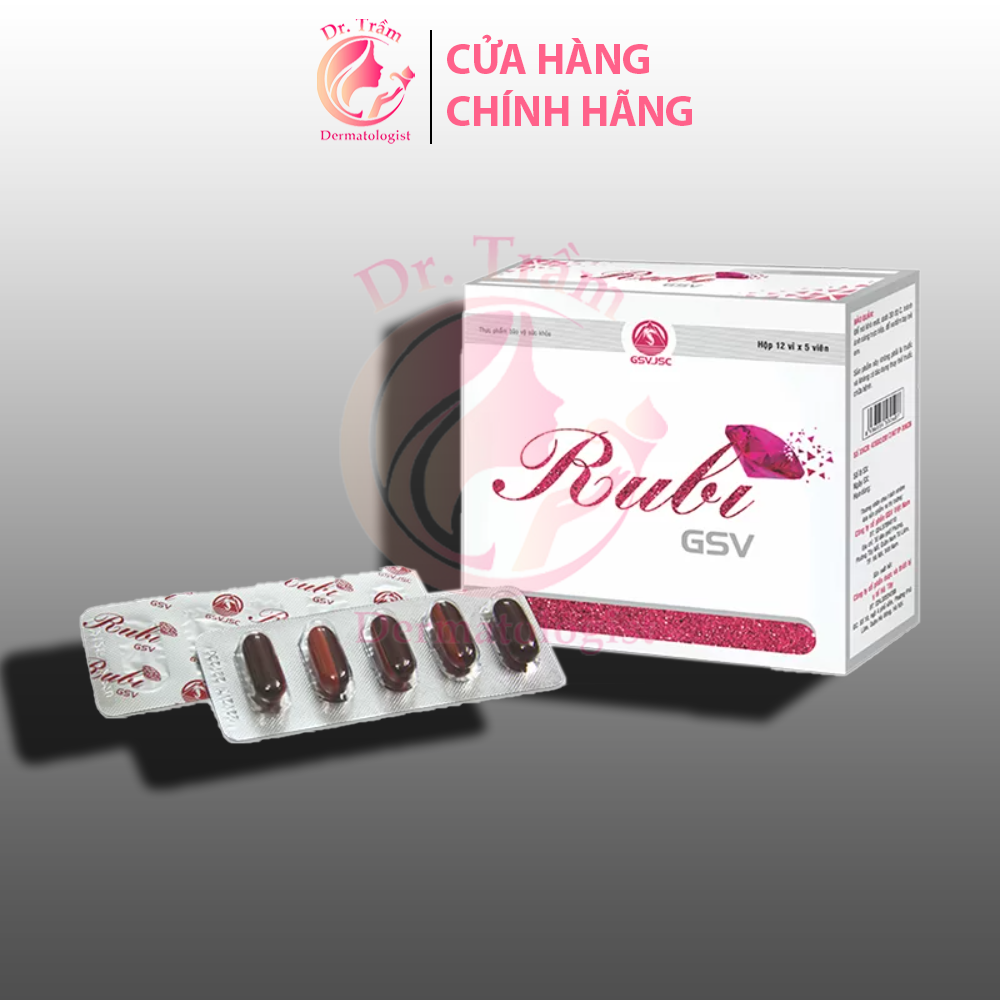 [HCM]RUBI GSV giúp da sáng hồng mịn màng săn chắc khỏe mạnh