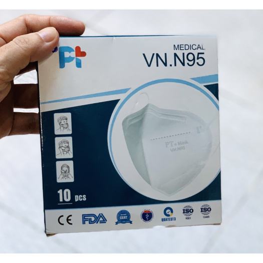 ✅ Khẩu Trang 3D PT Mask VNN95 (Không Van) -VT0694 - [Y Tế Vạn Thành]