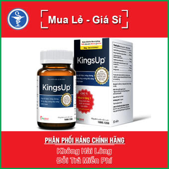[Có TEM TÍCH ĐIỂM] KingsUp - Giải Pháp Ưu Việt Giúp Tăng Cường Sức Khỏe Sinh Lý Nam Giới Việt Hộp 30 Viên