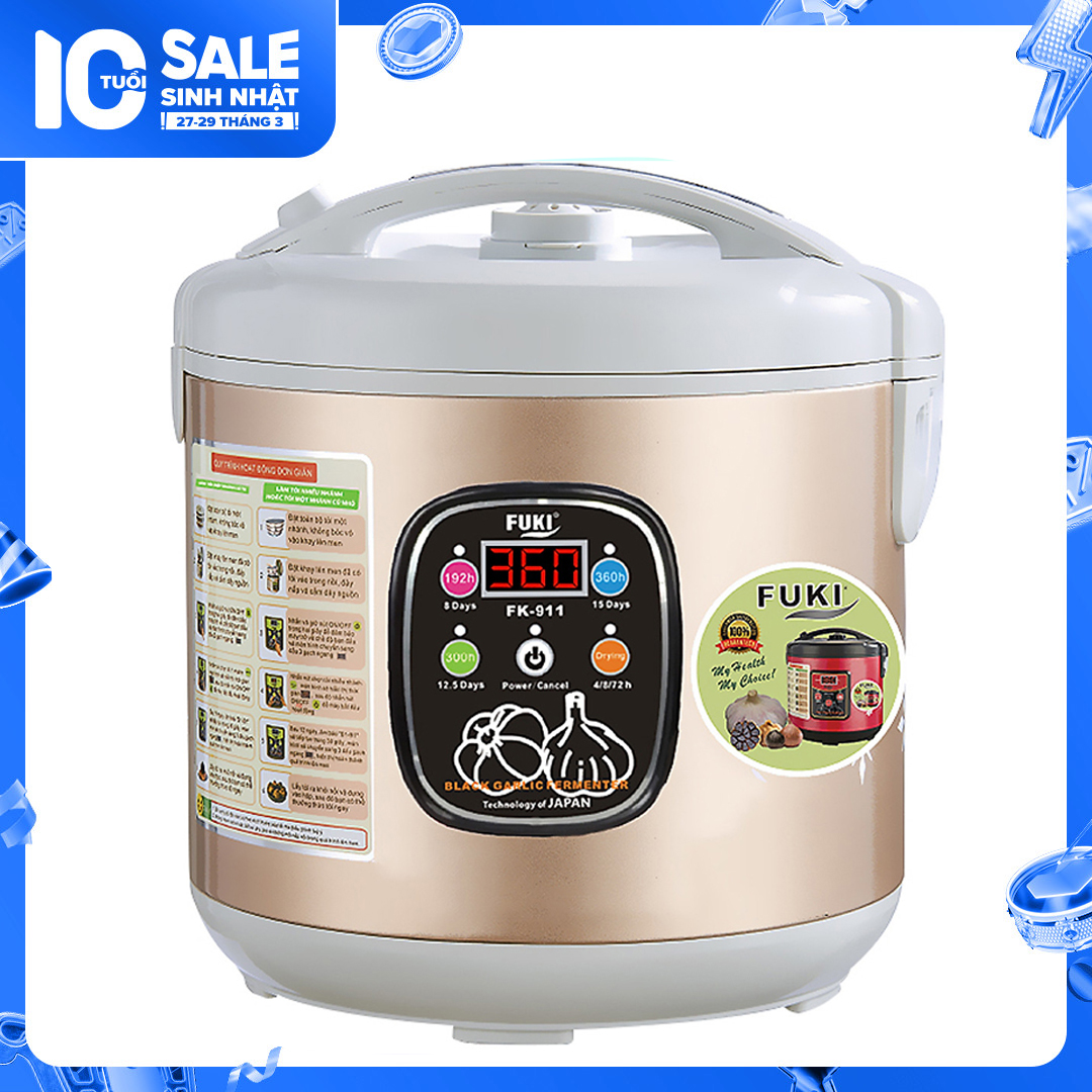Máy làm tỏi đen nhật bản fuki 6l fk-911 dòng tuỳ chỉnh