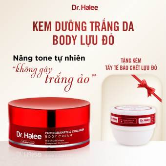 Kem Body Lựu Đỏ Dr.Halee Trắng Da Dưỡng Ẩm 140g