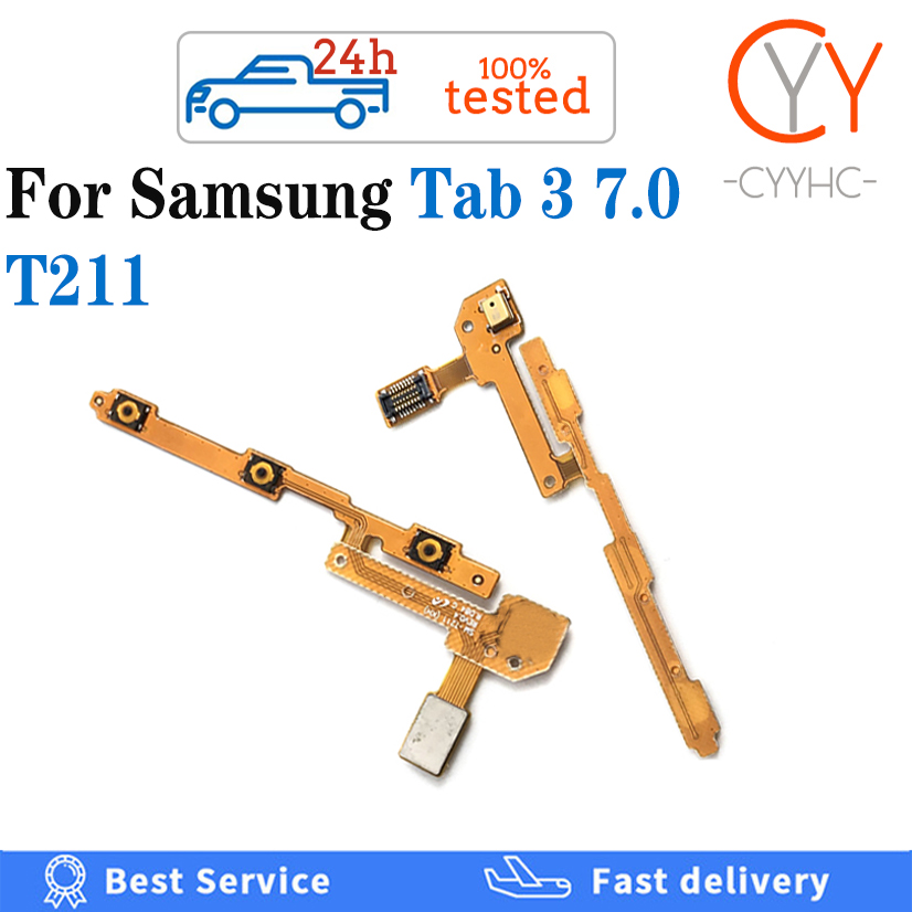 Nút âm lượng nút tắt nguồn cáp dẻo cho samsung galaxy tab 3 7.0 t211 sm-t211 cáp phụ tùng thay thế