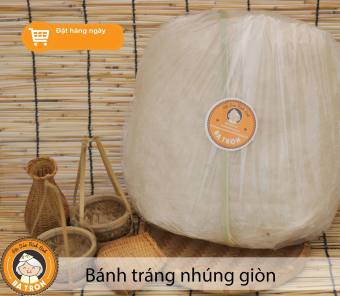 Bánh Tráng Nhúng Giòn 20 Cái Phù Mỹ Đặc Sản Bình Định Bà Tròn
