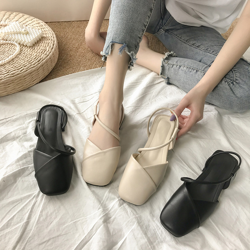 Giày sandal tiểu thư 057 quay đi hai kiểu