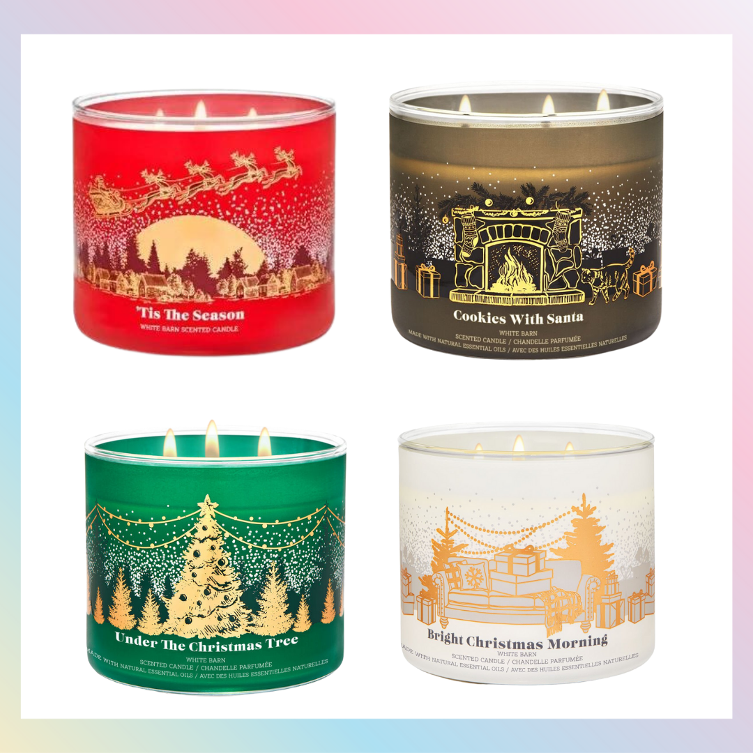 Nến thơm 3 bấc bbw Bath and body works - Christmas Collection Link 04