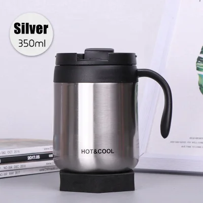 Stainless Steel Thermal Coffee Mug Bubble Tea Cup Vacuum Insulated Travel Mug (4)