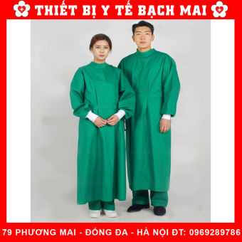 Áo Choàng Bác Sĩ Phẫu Thuật Phòng Mổ