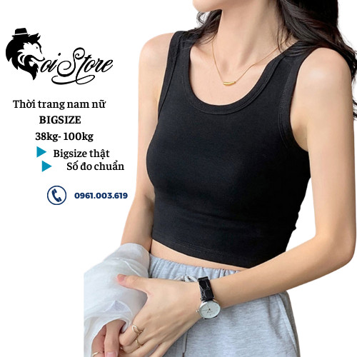 50-90kg Áo balo/áo croptop năng động chất vải bozip co giãn mạnh, thoáng mát