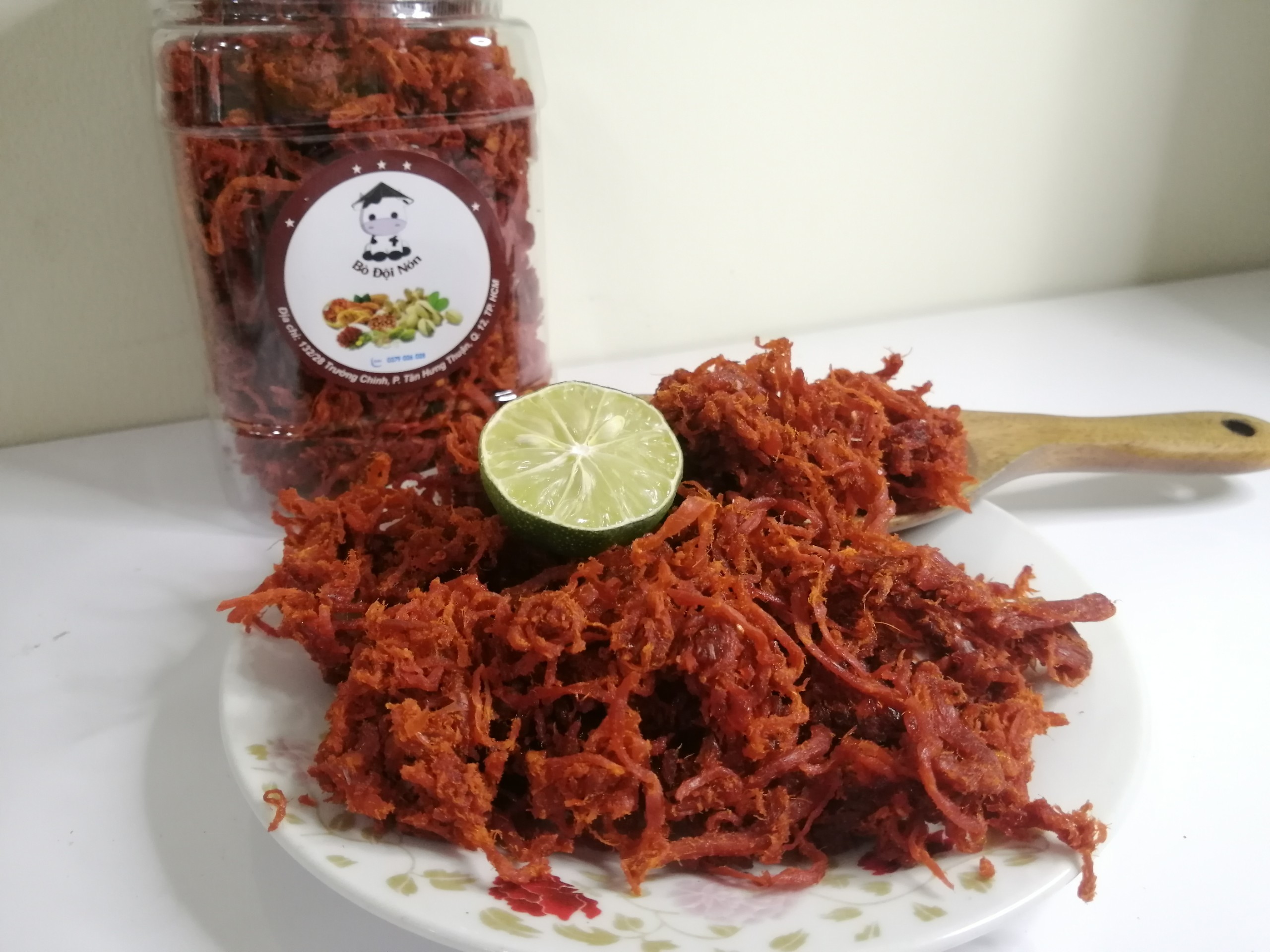 Khô Bò Sợi Thơm Ngon 1kg Bò Đội Nón