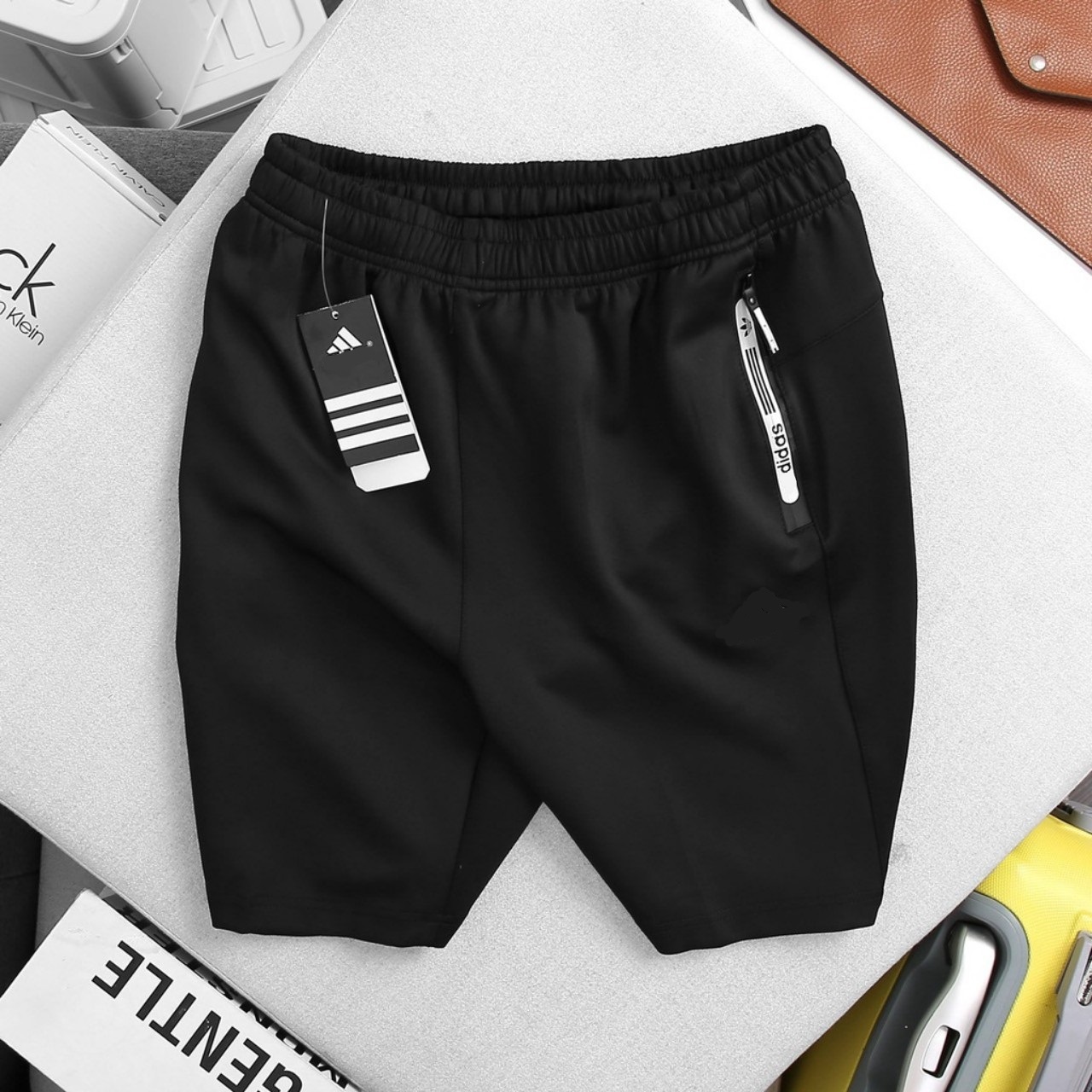 [HCM]Quần đùi thể thao tập Gym nam thun dày có độ giãn vừa phải form chuẩn body