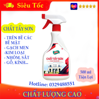 CHẤT TẨY SƠN, BĂNG KEO, NƯỚC TẨY SƠN, DUNG DỊCH TẨY SƠN. ZIPts 500ml