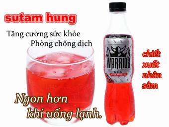 Nước tăng lực Warrior hương dâu  325ml (1 CHAI NHƯA) chiến binh năng lượng bổ sung vitamin B3 B6 B12 và khoáng chất (1 Lốc 6 chai ) HẠN SỬ DỤNG MỚI  . sản phẩm có trúng thưởng BỪNG TỈNH SĂN QUÀ ĐỈNH .sth