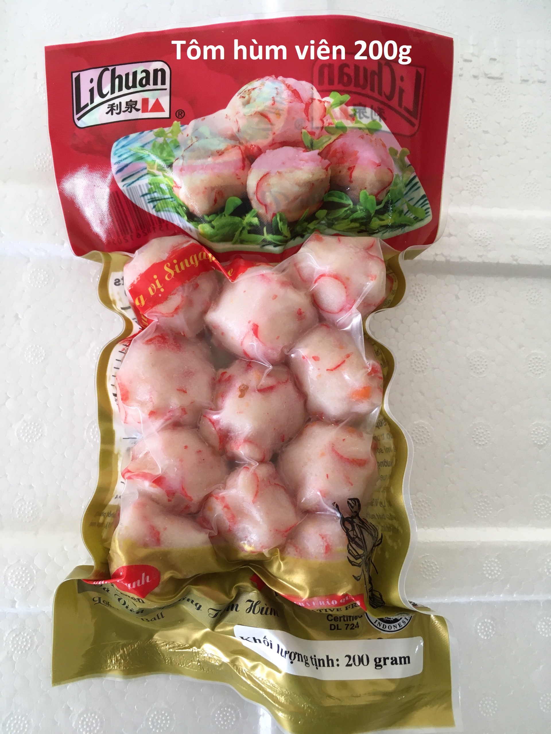 Tôm hùm viên Lichuan 200g