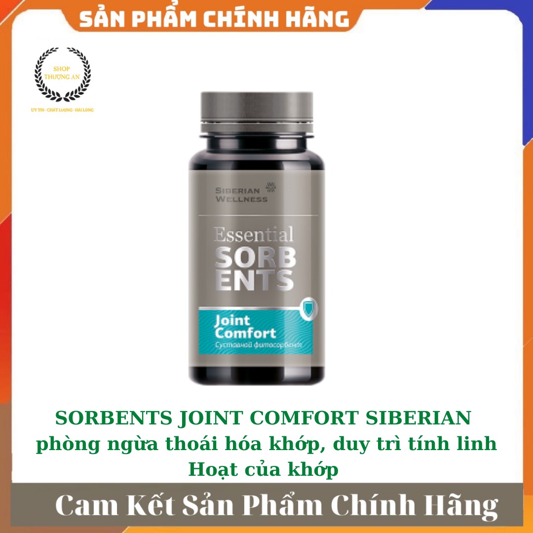 [ GIÁ SỈ ] - Essential Sorbents Joint Comfort Siberian, hỗ trợ phòng ngừa thoái hóa khớp, tốt cho khớp - Chai 90g