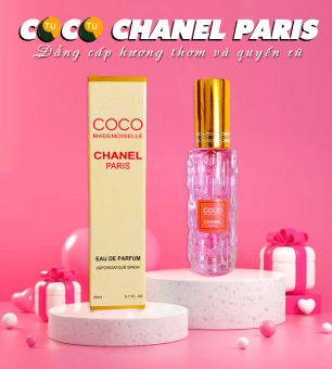 Nước hoa nữ Coco Chanel Hồng 20ml lưu hương 6 - 8 tiếng, nhỏ gọn và tiện lợi