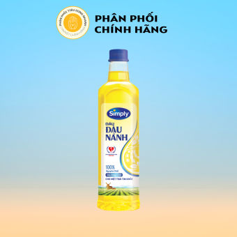 Dầu Ăn Đậu Nành Cao Cấp Simply Giàu Omega 1L